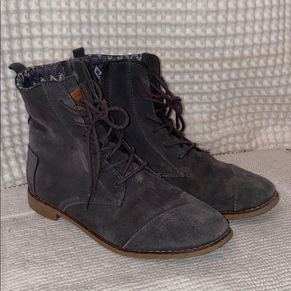 Dark Grey TOMS Boots